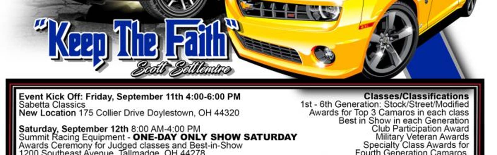 NEOCC: 32nd Annual Camero Fall Classic 2026
