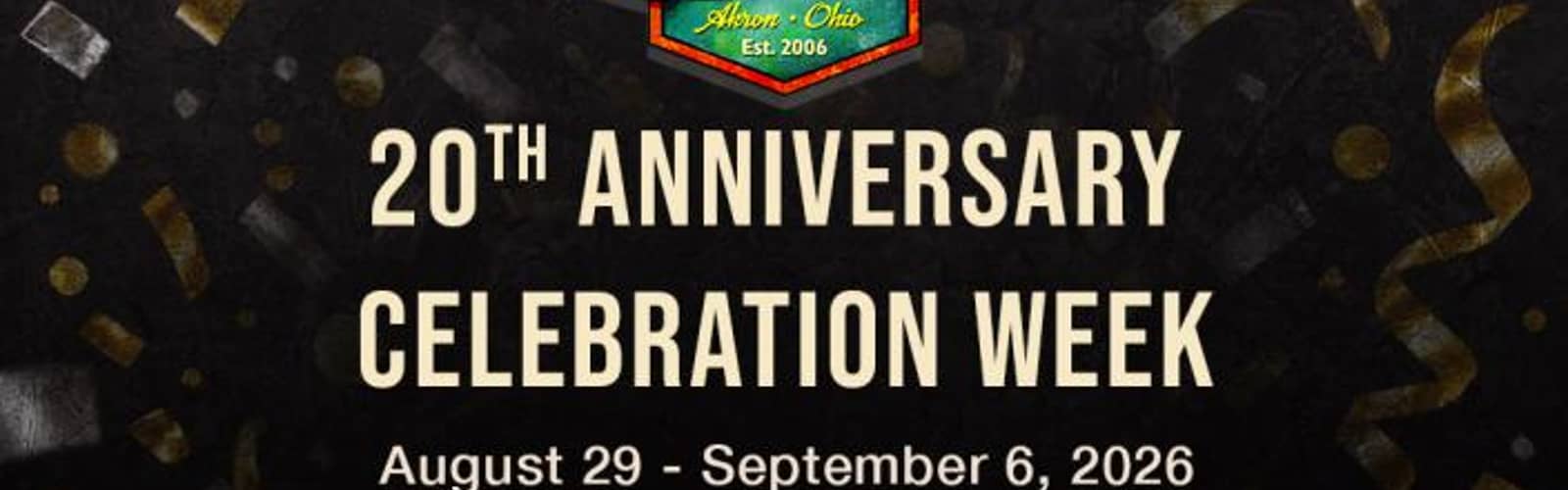 Hoppin' Frog Brewery 20th Anniversary Celebration Week