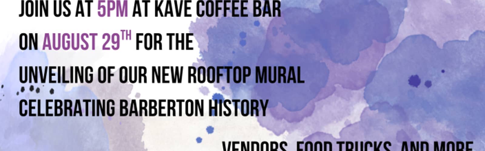 Barberton History Mural Unveiling