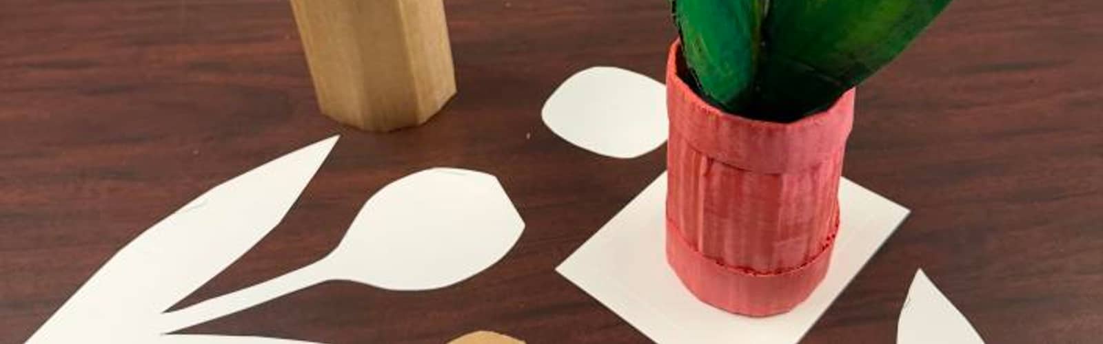Cardboard Potted Plant Workshop