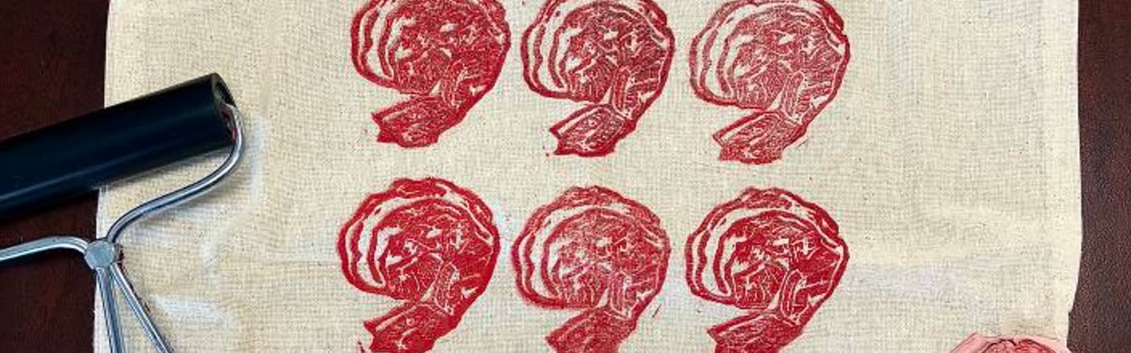 Print and Wear! Linoleum Block Printing on Fabric
