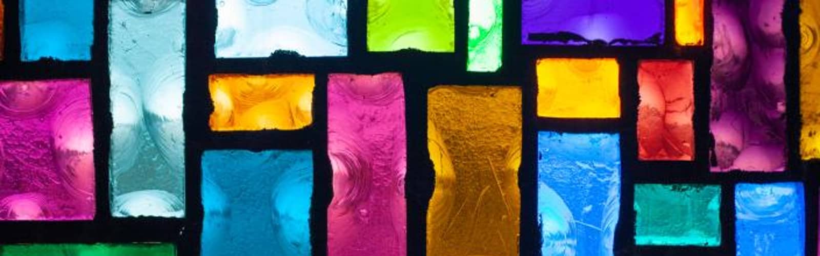 Stain Glass Tin Foil Picture Frames