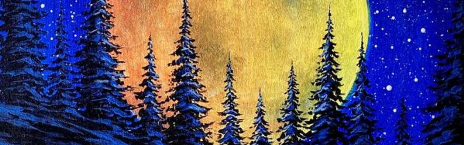 Paint and Sip: Glow River