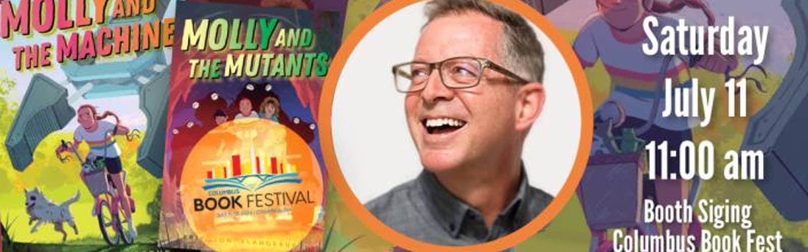Erik Jon Slangerup at the Columbus Book Festival