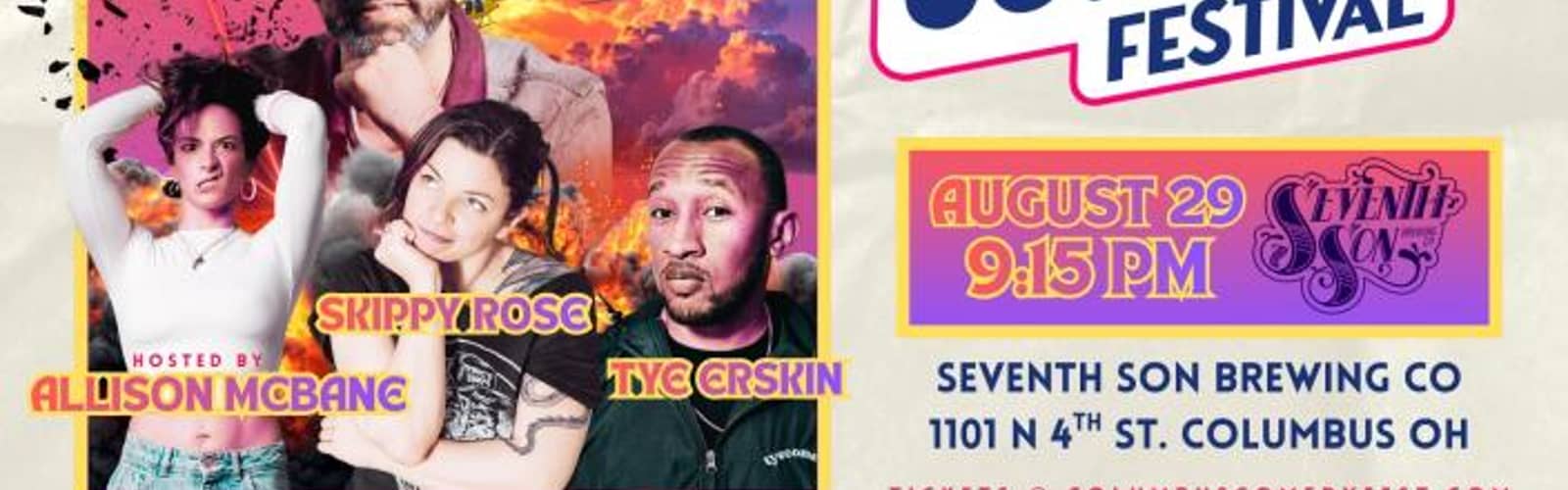 Andrew Rudick at Seventh Son, part of the Columbus Comedy Festival
