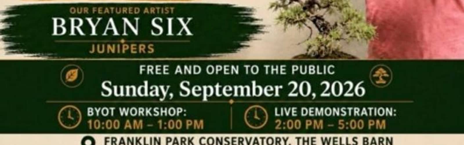 The Columbus Bonsai Society September 2026 meeting