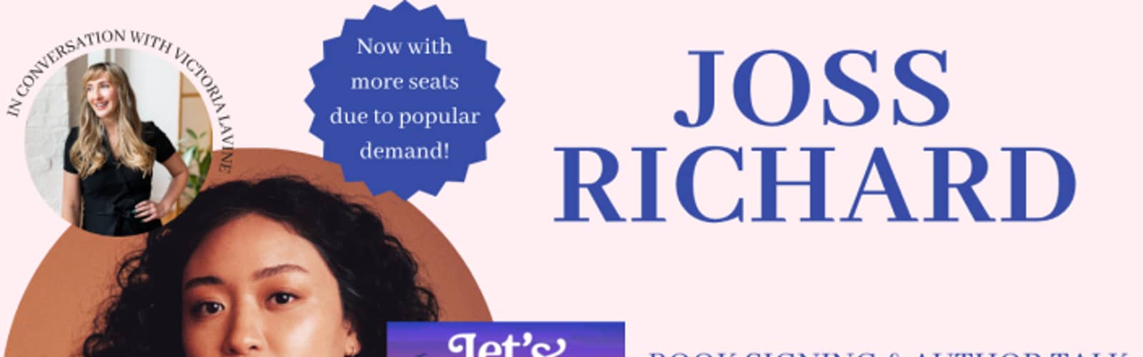 Storyline Presents: Author Talk and Signing with Joss Richard