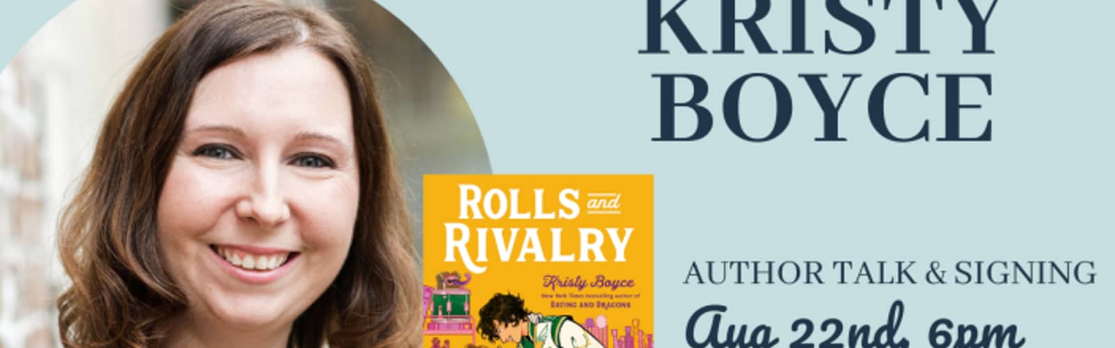 Storyline Presents: Author Talk & Signing with Kristy Boyce