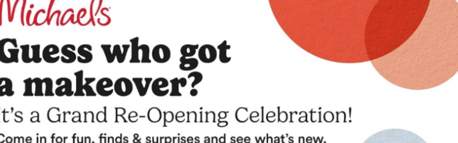 Easton Community Invited to Celebrate Michaels’ New Store Format with Free Family Fun