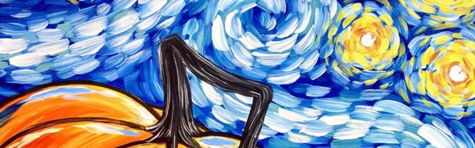 π¨π Paint and Sip: Fall Starry Night Pumpkin ππ