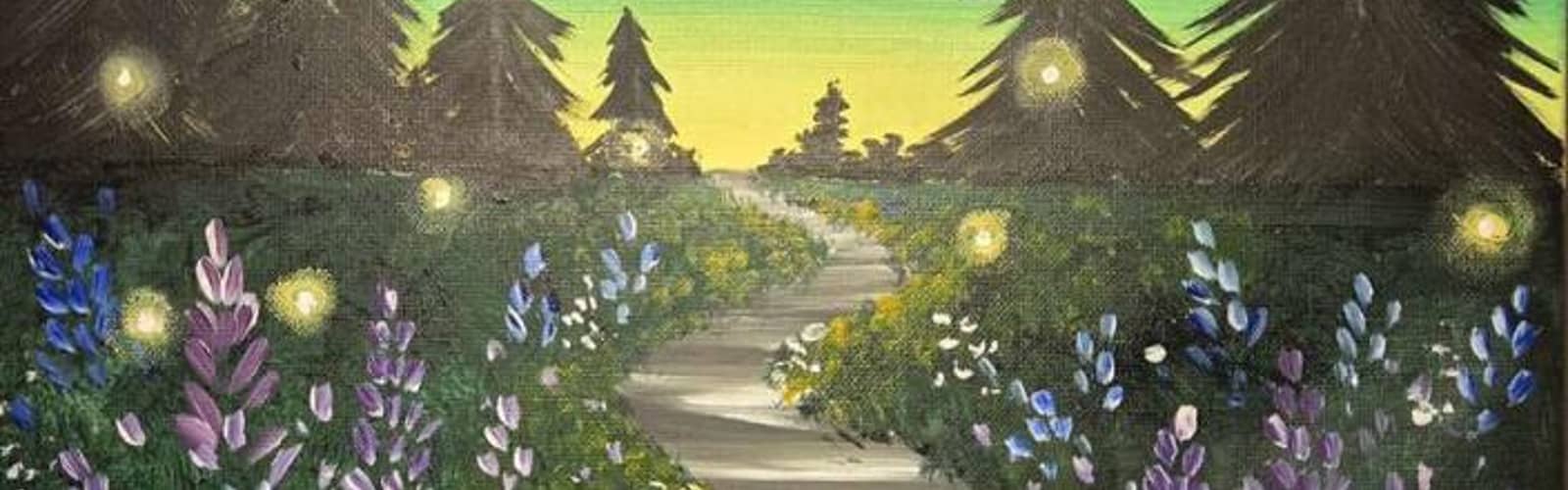 ✨🌿 Paint and Sip: Firefly Trail 🌿✨