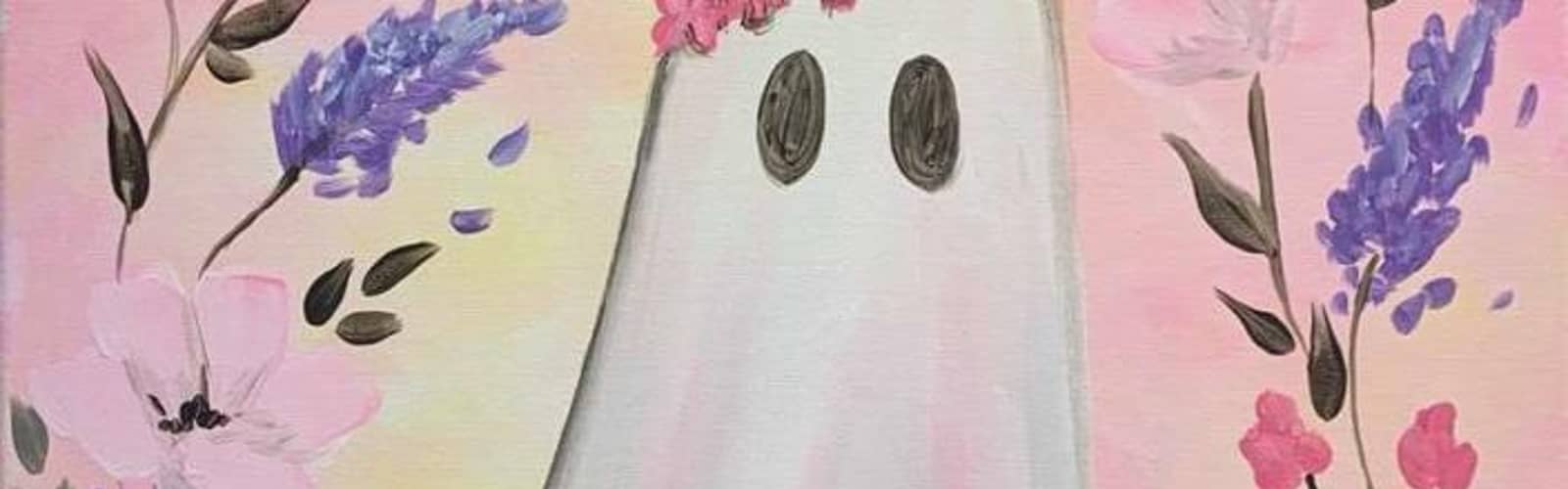 🎨 Paint and Sip: Ghosty Girly 👻🌸✨
