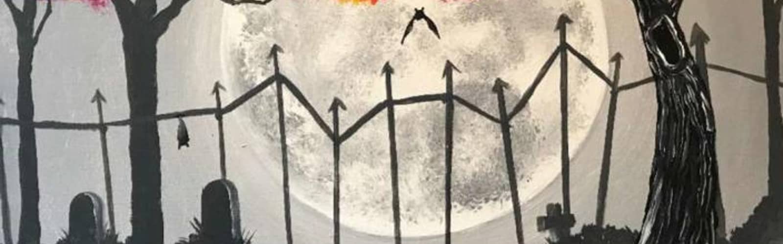 Paint and Sip: Haunted Moon 🌕👻🎨