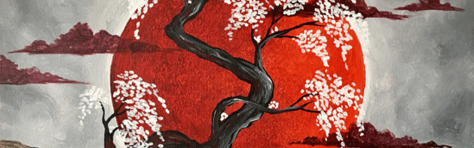 π¨ Paint and Sip: Japanese Crimson Moon ππΊβ¨