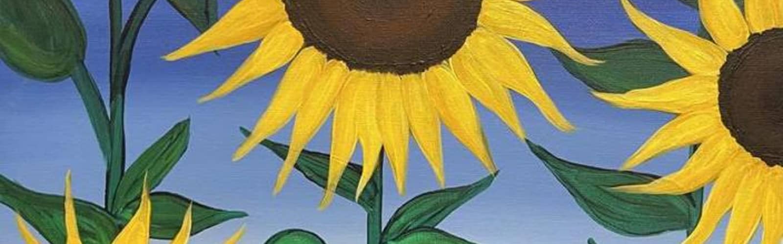 Paint and Sip: Sunflower Stalks 🌻🎨