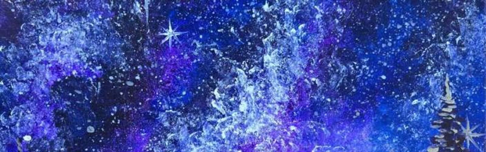 π¨π Paint and Sip: Violet Stardust β¨π