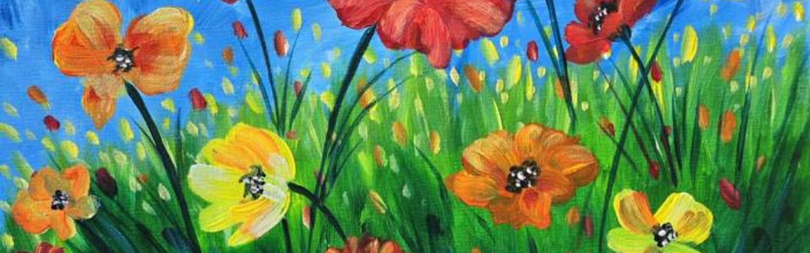 🎨🥤🌼 Paint and Sip: Wildflower Whimsy 🌿✨