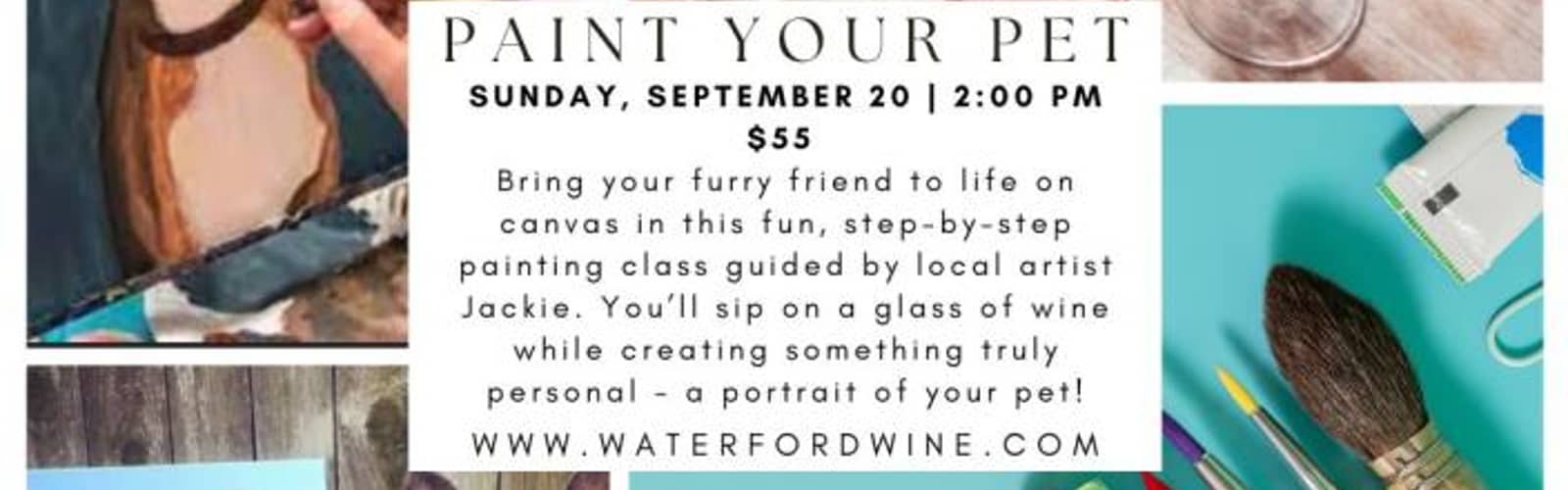 Paint & Sip: Paint Your Pet Edition! September