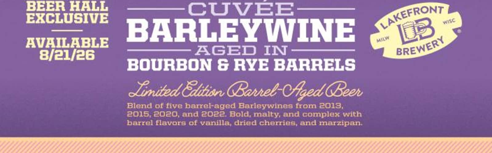 Brewers' Reserve #14 Cuvée Barleywine Release