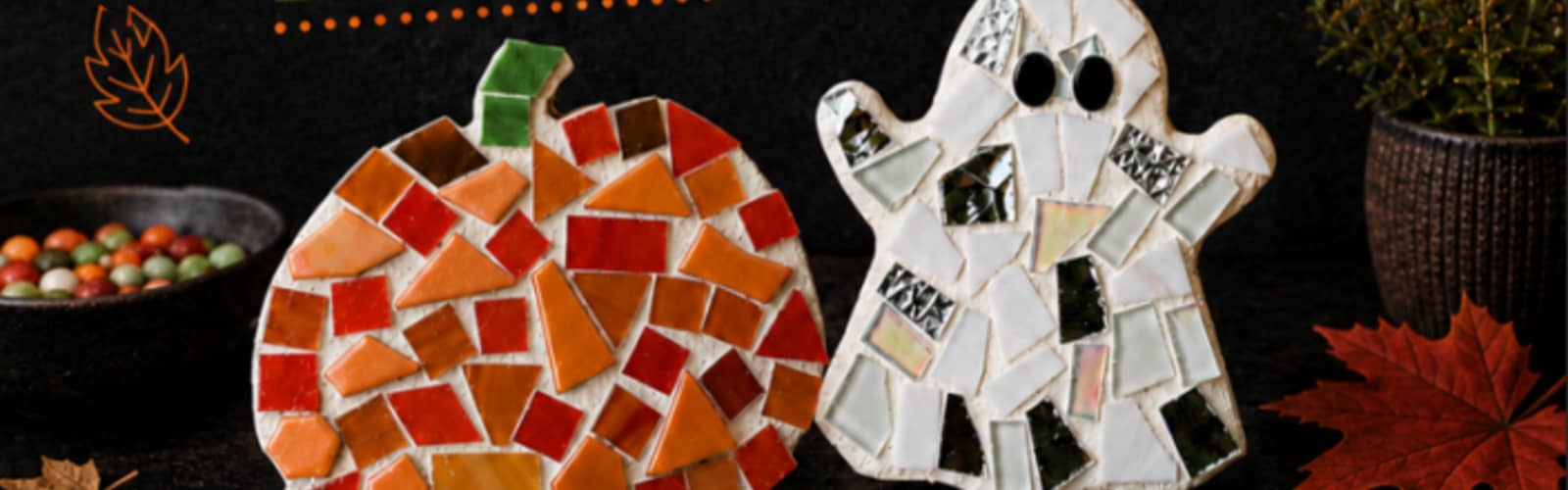 Halloween Sips & Shards - Mosaic Workshop