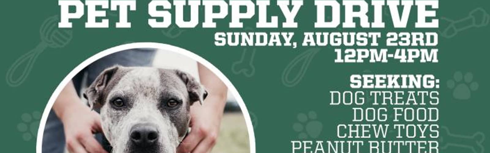 Winston's Wishes Pet Supply Drive