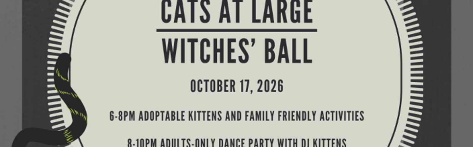 Cats At Large Witches' Ball
