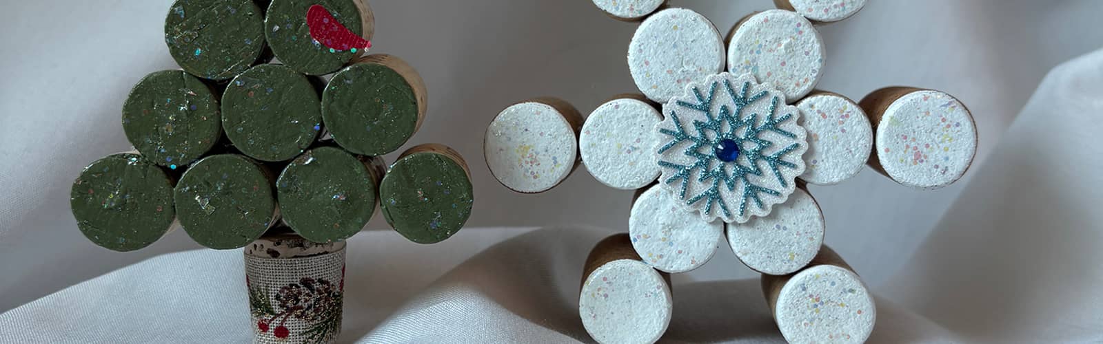 Upcycled Cork Ornaments