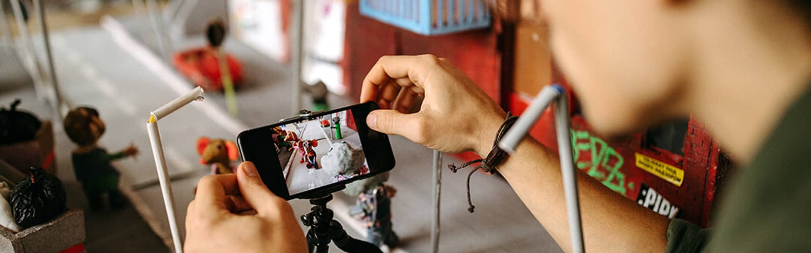 STOP (motion), DROP (in), and ROLL (camera)!