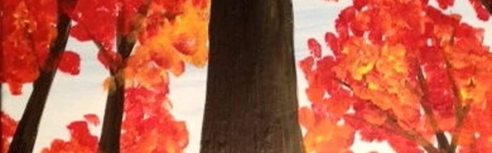 Fiery Falls – Fall Paint & Sip at Wine & Canvas Toledo