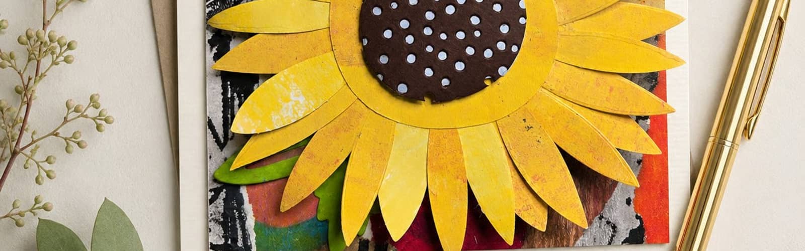 Mixed-Media Floral Greeting Cards