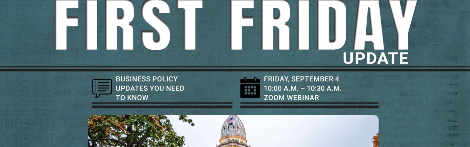 First Friday Update