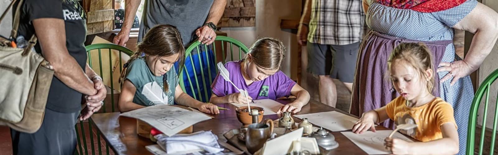Paper Marbling and Quill Writing