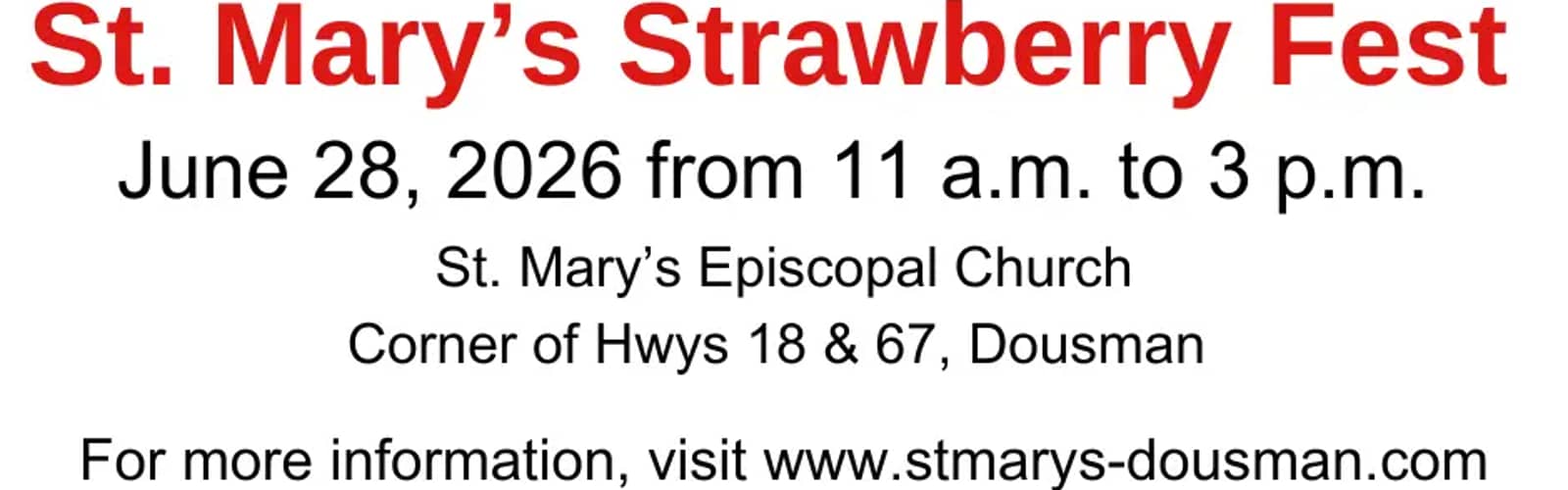Strawberry Festival, Dousman
