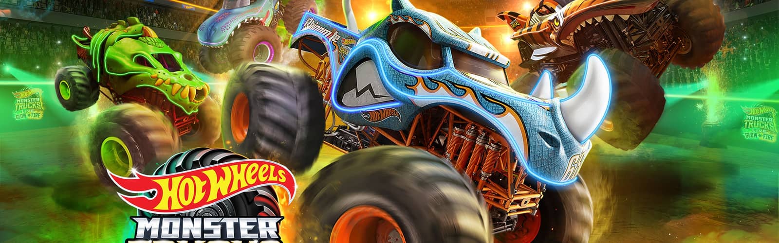 Hot Wheels Monster Trucks Live Glow-N-Fire