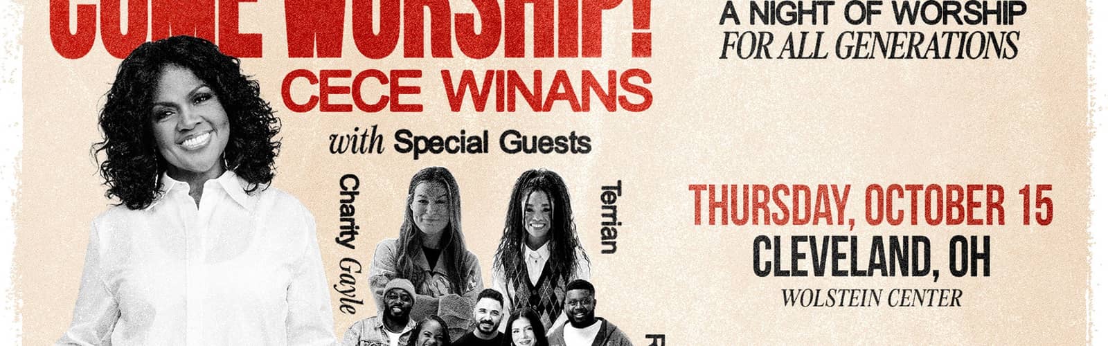 CeCe Winans-COME WORSHIP! Tour