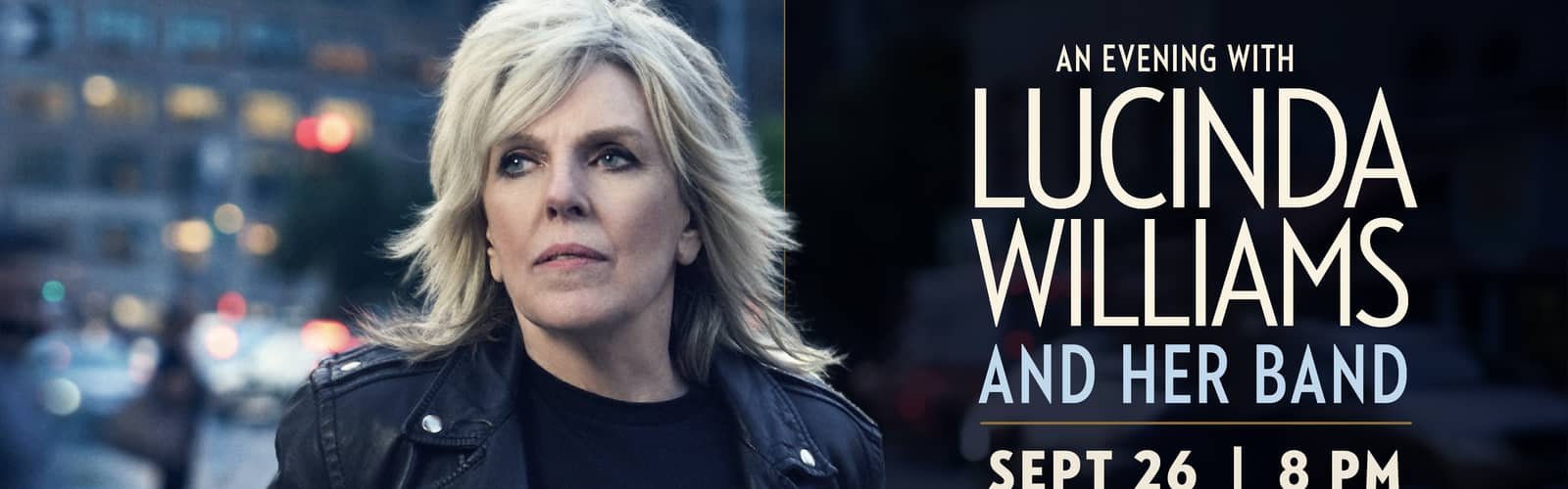 An Evening With Lucinda Williams and Her Band