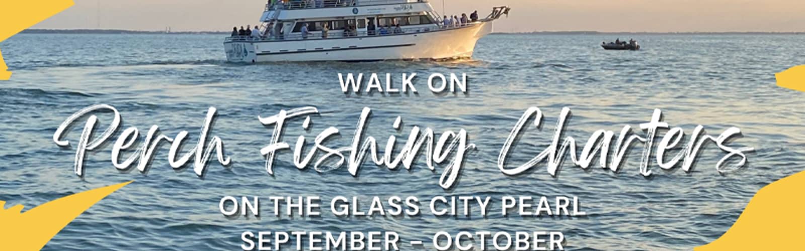 Perch Fishing Charter on the Glass City Pearl