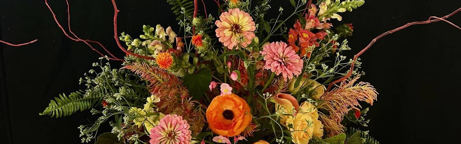 Autumnal Sunset: Paint a Picture in Flowers