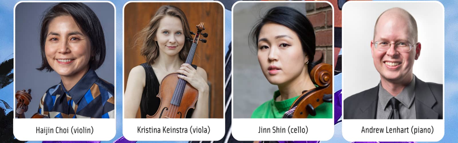 The Mask and the Mirror — Sunday Strings<h5 style="font-size: 18px; color: #3960ad;"><b>Featuring Featuring Haijin Choi, Kristina Zeinstra, Jinn Shin, Andrew Lenhart </b></h5>
