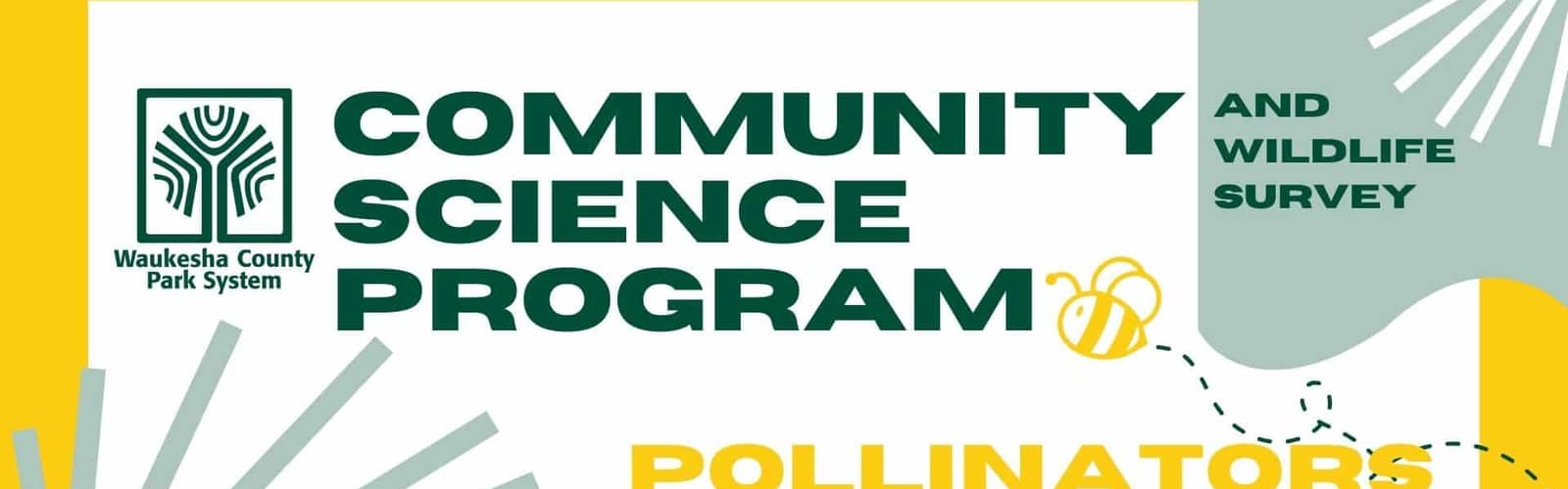 Community Science: Pollinators (Waukesha County Parks: Locations Vary, See Info)