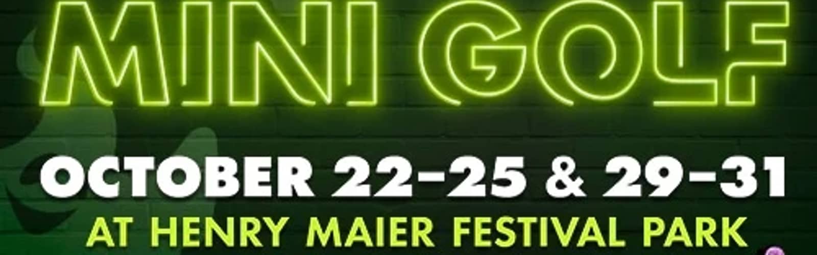 Haunted Mini Golf at Henry Maier Festival Park