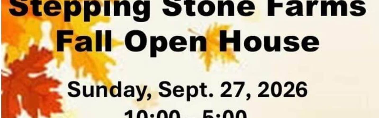 Stepping Stone Farms Fall Open House (Franksville)