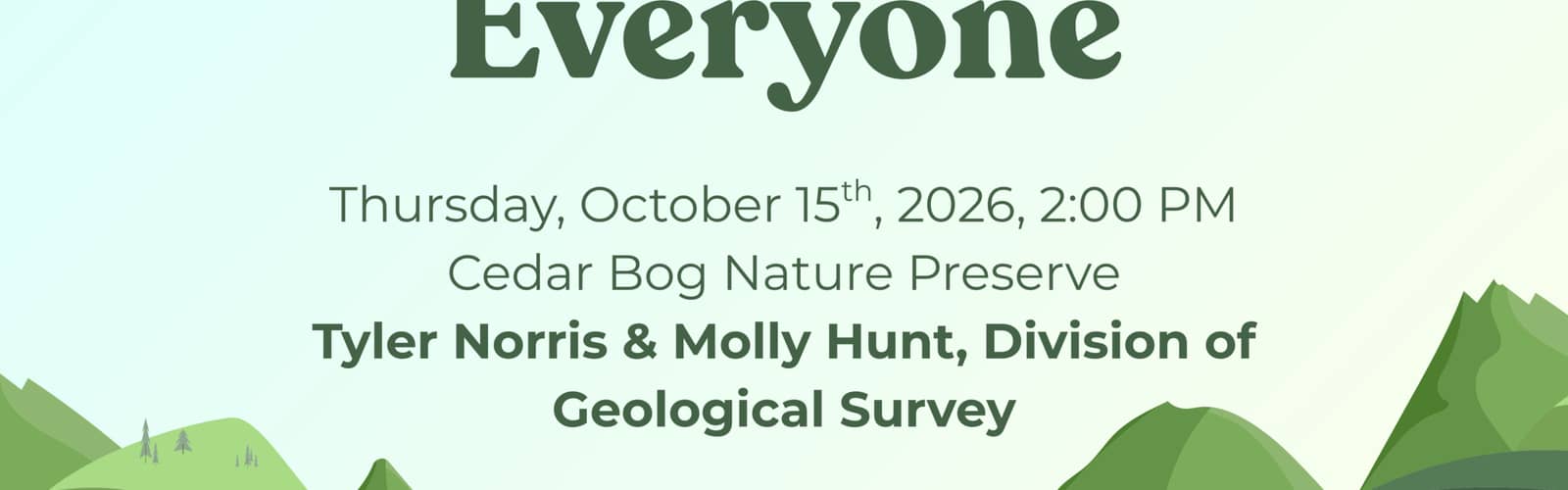 Geoscience is for Everyone