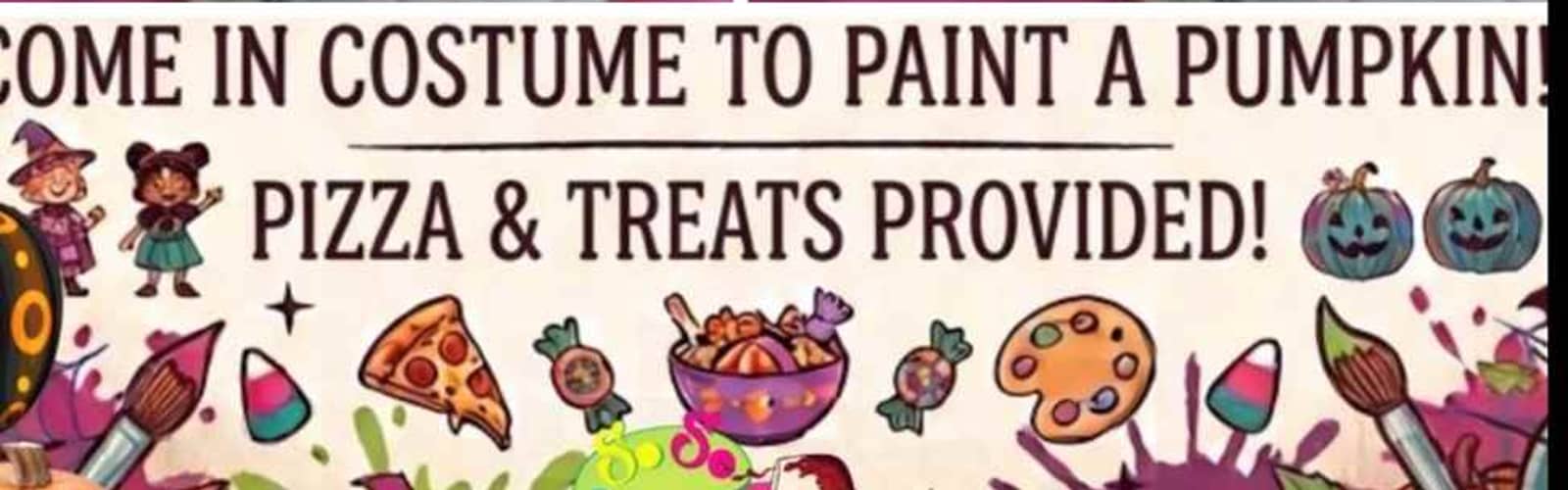 Pumpkin Painting & Pizza Party!