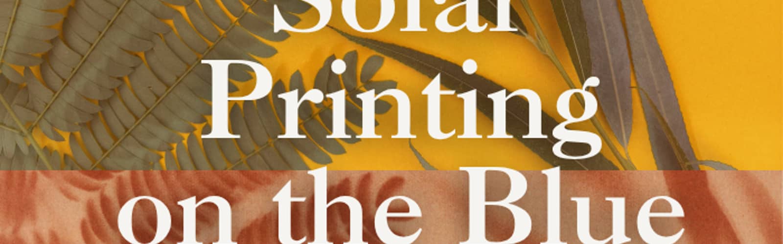 Solar Printing on the Blue