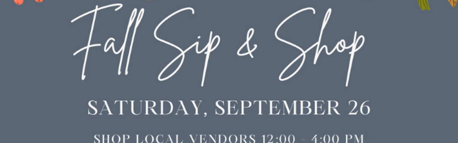 Fall Sip & Shop at Bourgmont Winery