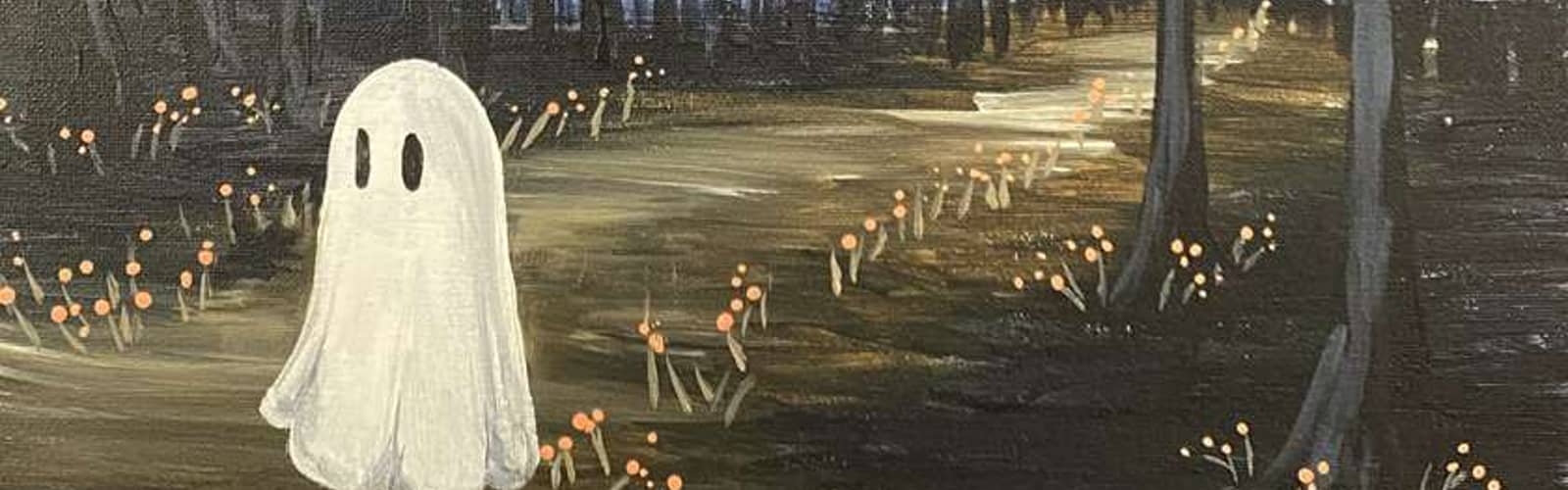 Paint and Sip: Spooky Stroll 👻🌲🎃