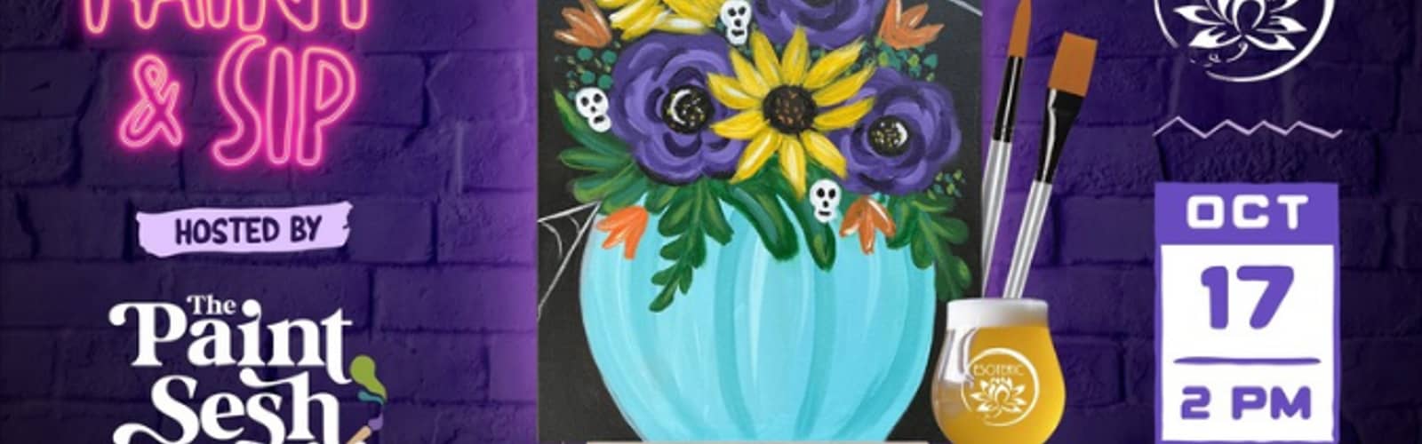 'Haunted Harvest' Paint and Sip at Esoteric Brewing Company