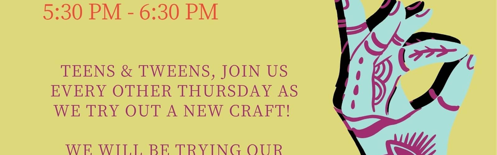 Teen & Tween Clover Crafters: Henna Body Art