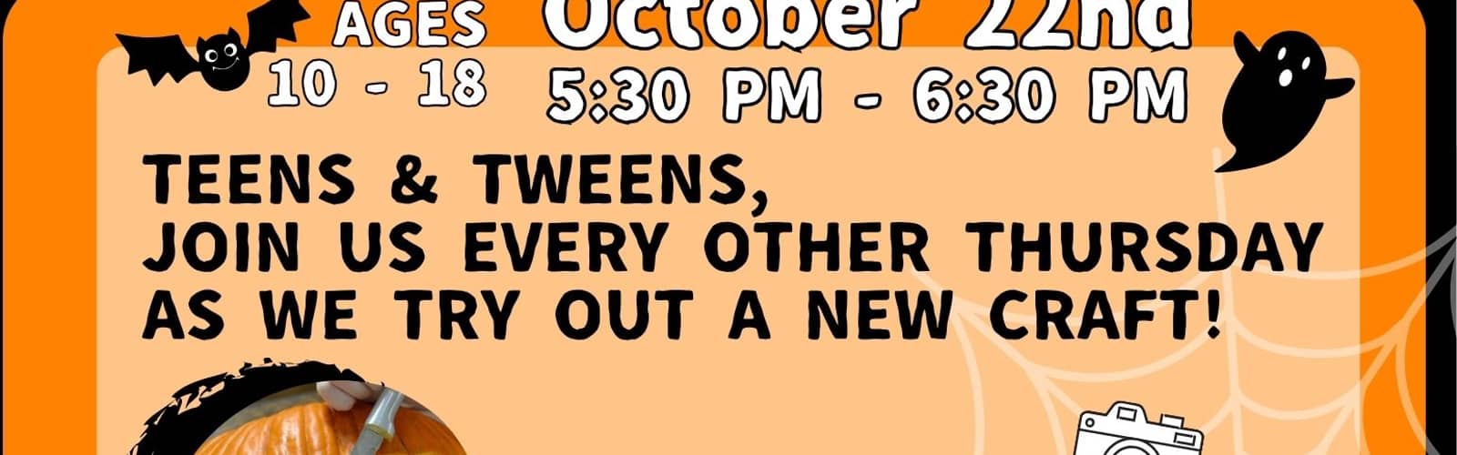 Teen & Tween Clover Crafters: Pumpkin Carving